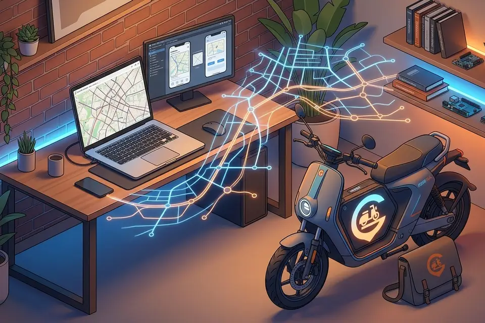 原付専用ナビアプリ「GenNavi」を作った理由｜二段階右折と通行禁止に悩んだ開発者の実体験